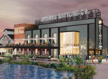 Chef Masaharu Morimoto is teaming up with Patina Restaurant Group to open Morimoto Asia as Walt Disney World Resort brings to life Disney Springs, an entertainment-dining-retail district re-imagined from Downtown Disney. Studio V's design for Morimoto Asia features a new two-story glass entrance, Asian calligraphy facades, and outdoor dining areas with views overlooking Disney Springs. To open in summer 2015 at The Landing, in the heart of Disney Springs, Morimoto Asia is the Japanese master chef’s first pan-Asian dining experience. (Concept renderings courtesy of Studio V.)